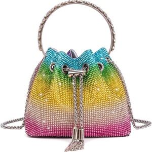 NEW Sparkling Bling Swarovski Crystal Rhinestone Bag Clutch Purse +FREE …